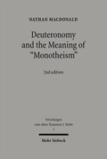Cover: Deuteronomy and the Meaning of "Monotheism" - Mohr Siebeck