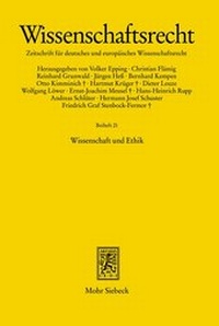 Abbildung von: Wissenschaft und Ethik - Mohr Siebeck
