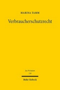 Abbildung von: Verbraucherschutzrecht - Mohr Siebeck