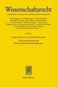 Cover: Die Institutionalisierung des Europ&auml;ischen Forschungsraums - Mohr Siebeck