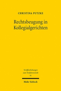 Abbildung von: Rechtsbeugung in Kollegialgerichten - Mohr Siebeck