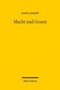 Cover: Macht und Gesetz - Mohr Siebeck