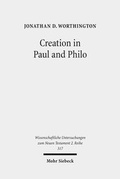 Abbildung von: Creation in Paul and Philo - Mohr Siebeck