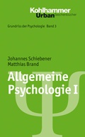 Cover: Allgemeine Psychologie I - Kohlhammer