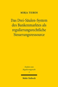 Abbildung von: Das Drei-Säulen-System des Bankenmarktes als regulierungsrechtliche Steuerungsressource - Mohr Siebeck