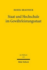 Abbildung von: Staat und Hochschule im Gewaehrleistungsstaat - Mohr Siebeck