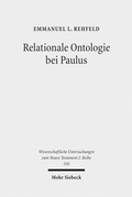 Abbildung von: Relationale Ontologie bei Paulus - Mohr Siebeck