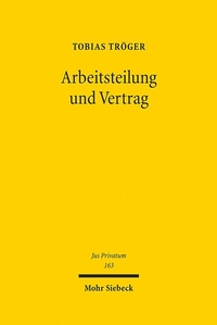 Bild: Arbeitsteilung und Vertrag - Mohr Siebeck
