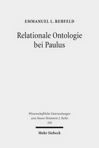 Abbildung von: Relationale Ontologie bei Paulus - Mohr Siebeck