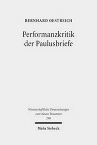 Abbildung von: Performanzkritik der Paulusbriefe - Mohr Siebeck