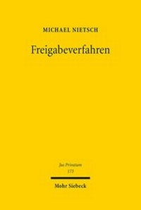 Abbildung von: Freigabeverfahren - Mohr Siebeck