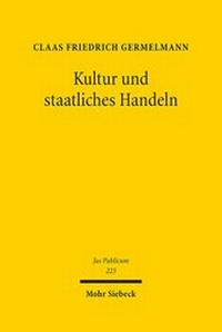 Abbildung von: Kultur und staatliches Handeln - Mohr Siebeck