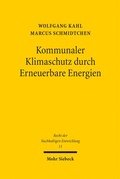 Abbildung von: Kommunaler Klimaschutz durch Erneuerbare Energien - Mohr Siebeck