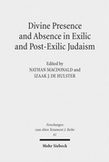 Cover: Divine Presence and Absence in Exilic and Post-Exilic Judaism - Mohr Siebeck