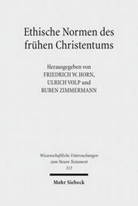 Abbildung von: Ethische Normen des fruehen Christentums - Mohr Siebeck