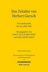 Abbildung von: Das Zeitalter von Herbert Giersch - Mohr Siebeck