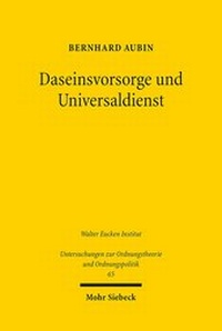 Abbildung von: Daseinsvorsorge und Universaldienst - Mohr Siebeck