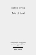 Abbildung von: Acts of Paul - Mohr Siebeck