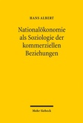 Cover: National&ouml;konomie als Soziologie der kommerziellen Beziehungen - Mohr Siebeck