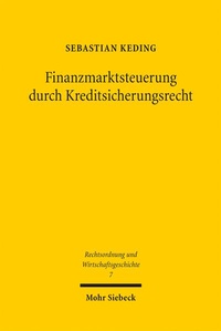 Abbildung von: Finanzmarktsteuerung durch Kreditsicherungsrecht - Mohr Siebeck