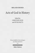 Cover: Acts of God in History - Mohr Siebeck