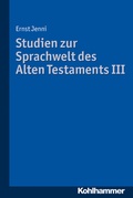 Cover: Studien zur Sprachwelt des Alten Testaments III - Kohlhammer