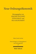 Cover: Neue Ordnungs&ouml;konomik - Mohr Siebeck