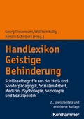 Cover: Handlexikon Geistige Behinderung - Kohlhammer