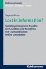 Cover: Lost in Information? - Kohlhammer