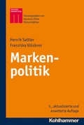 Cover: Markenpolitik - Kohlhammer