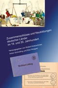 Cover: Zusammenschl&uuml;sse und Neubildungen deutscher L&auml;nder im 19. und 20. Jahrhundert - Kohlhammer