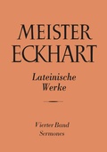 Cover: Meister Eckhart. Lateinische Werke Band 4: - Kohlhammer