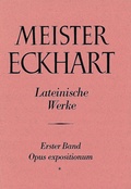 Cover: Meister Eckhart. Lateinische Werke Band 1,1: - Kohlhammer