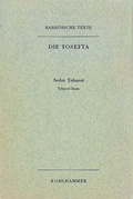 Cover: Rabbinische Texte, Erste Reihe: Die Tosefta. Band VI: Seder Toharot - Kohlhammer