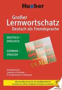 Abbildung von: Großer Lernwortschatz Deutsch als Fremdsprache - Hueber Verlag