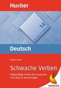 Abbildung von: Schwache Verben - Hueber Verlag