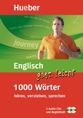 Cover: Englisch ganz leicht 1 000 W&ouml;rter h&ouml;ren, verstehen, sprechen - Hueber Verlag