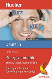 Abbildung von: Kurzgrammatik Deutsch English Edition - Hueber Verlag