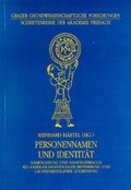 Cover: Personennamen und Identit&auml;t - Akademische Druck- und Verlagsanstalt