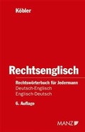 Cover: Rechtsenglisch - Manz