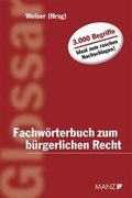 Cover: Fachw&ouml;rterbuch zum b&uuml;rgerlichen Recht - Manz