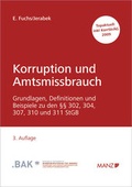 Cover: Korruption und Amtsmissbrauch - Manz