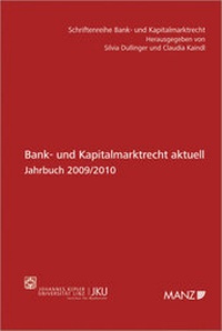 Abbildung von: Bank- und Kapitalmarktrecht aktuell Jahrbuch 2009/2010 - Manz