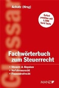 Cover: Fachw&ouml;rterbuch zum Steuerrecht - Manz