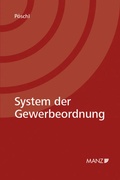 Cover: System der Gewerbeordnung - Manz