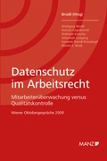 Cover: Datenschutz im Arbeitsrecht - Manz