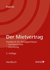 Enlarge image Cover: Der Mietvertrag - Manz