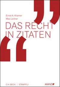 Enlarge image Cover: Das Recht in Zitaten - Manz