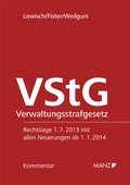 Cover: VStG Verwaltungsstrafgesetz 1991 - Manz