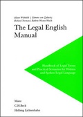 Cover: The Legal English Manual - Manz